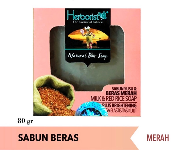 HERBORIST Sabun Susu &amp; Beras 80gr