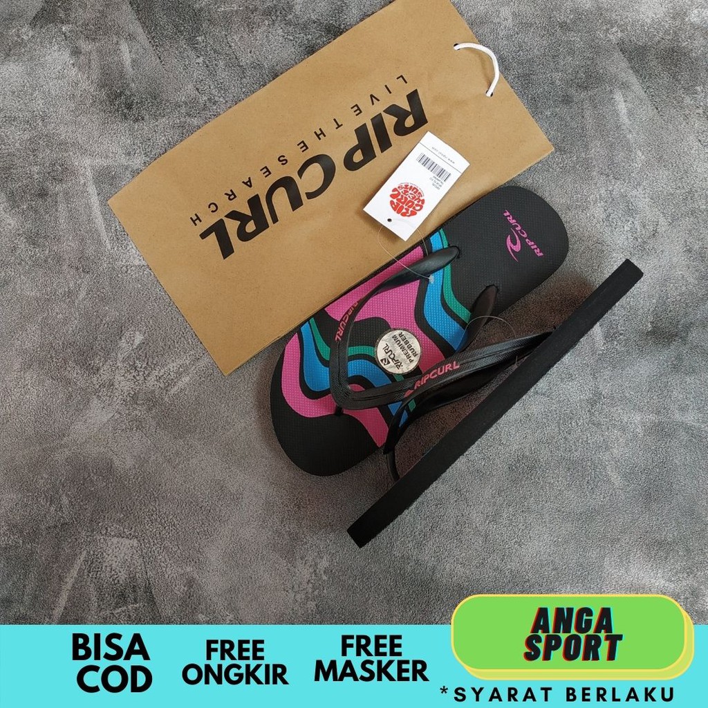 SANDAL JEPIT RIPCURL / SENDAL DISTRO PRIA / SENDAL SURFING COWOK / SANDAL KASUAL MOTIF GELOMBANG