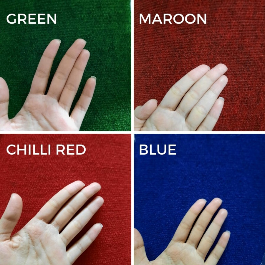 Karpet Bludru 1x2m, [METERAN ] Bulu Salur CAPADOC, Murah, Pameran, Exhibition, Alas duduk, Kasur-1