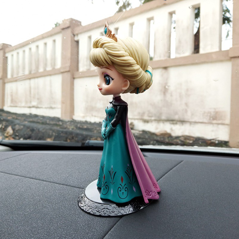 Pajangan Dashboard Mobil Limited Figure FROZEN ELSA PRINCESS dan ANNA ORIGINAL