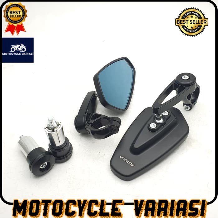 Spion Jalu Bar End Oval Cnc motogp universal nmax aerox vario mio dll