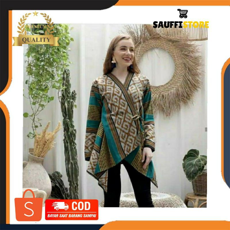 blouse etnik - blouse tenun - tenun model baru - baju tenun - baju etnik - tenun murah - tenun troso
