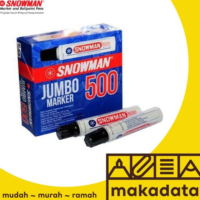 

] Spidol Snowman Jumbo 500 MURAH | Spidol Besar papan tulis