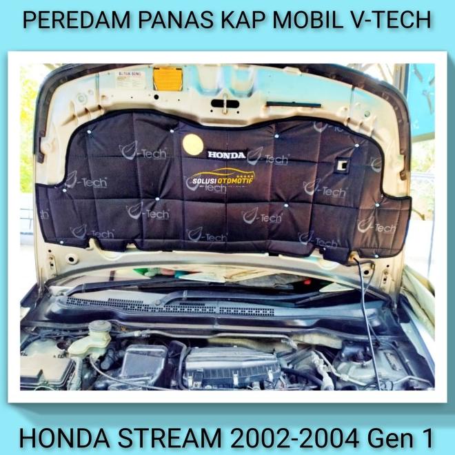 Honda Stream 2002-2004 Peredam Panas Kap Mesin Mobil Vtech + Klip