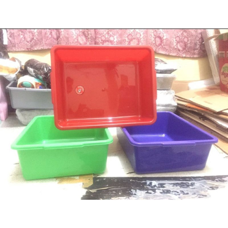 Litter Box Size L Warna / Bak Tahu / Kotak Bak Pasir Kucing / Bak Pasir Kucing