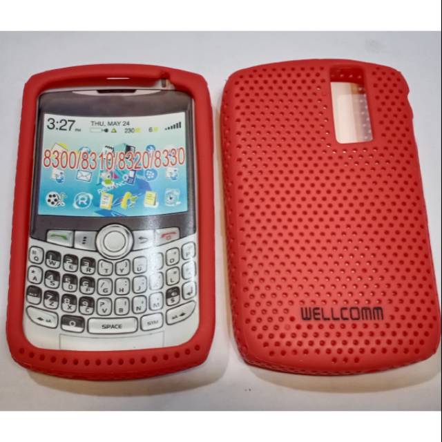 Softcase silikon blackberry 8300/8310/8320/8330 merah