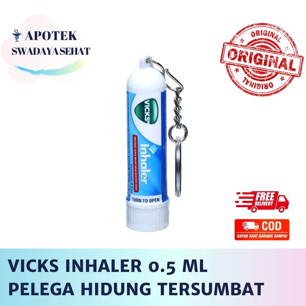 VICKS Inhaler 0,5 ML - Pelega Hidung Tersumbat Pilek Flu