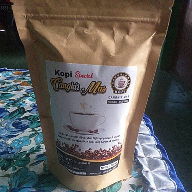 

#Kopi Special"CangkirMas" #kopiasli #penikmatsemuausia #rasanyaenak #heandmade #harum&mantap #okkopi