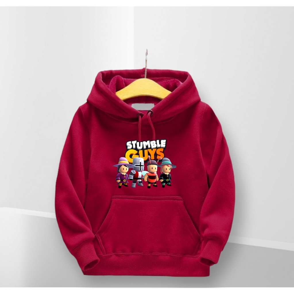 Hoodie Stumble Guys Anak Laki Laki Perempuan / Hodie Anak Usia 2 12 Tahun hoodie anak stumble guys