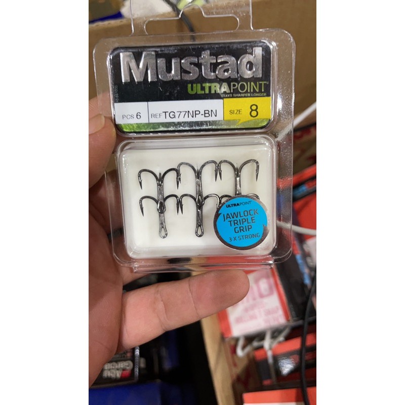 kail treble hook mustad no 8