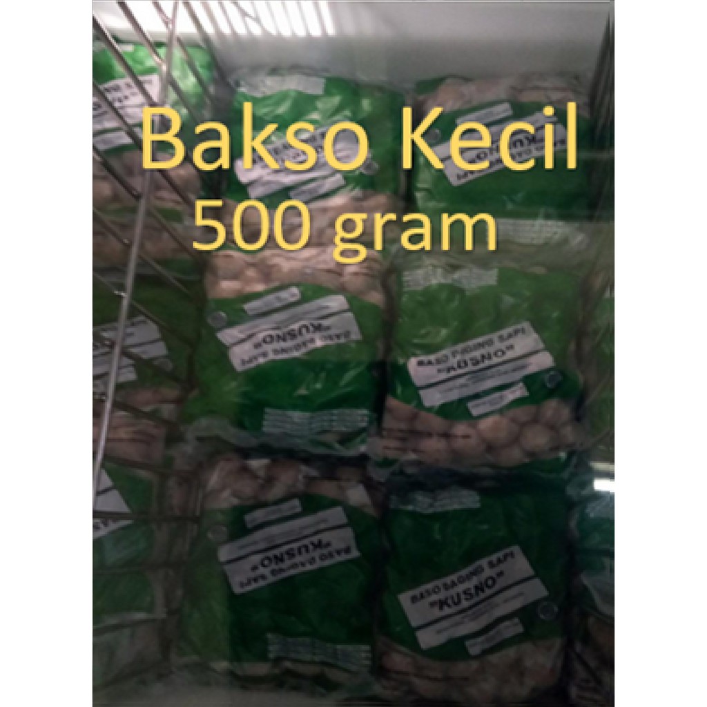 

BAKSO KUSNO BAKSO SAPI 500GR (FREE BUMBU)