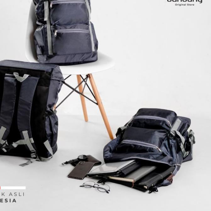 ⅍ Tas Semi Carier Pria Wanita Keril 40 Liter Backpack Punggung Mudik Gunung Distro Bandung Original 