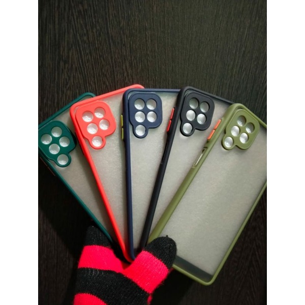 Samsung A22 4G Case Softcase Frosted My Choice Hardcase Casing Samsung A22