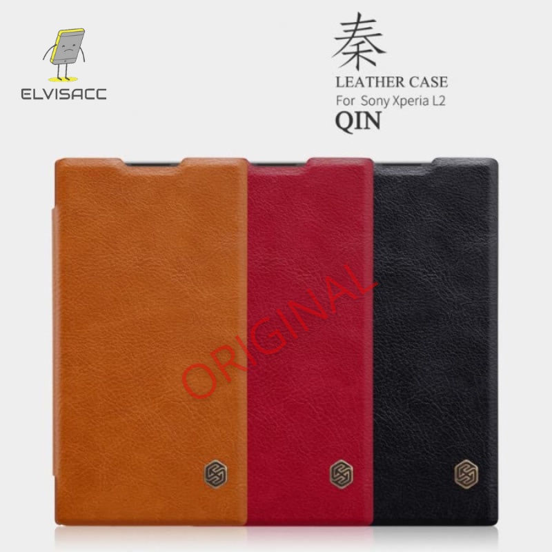 SONY XPERIA L2 NILLKIN QIN LEATHER CASE ORIGINAL