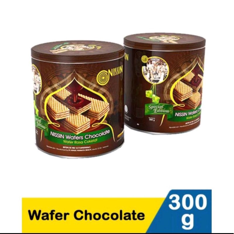 

Nissin Wafer Chocolate Kaleng 300gr