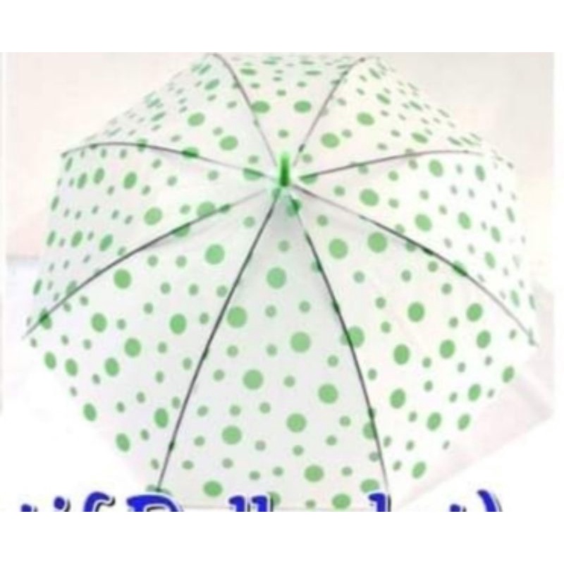 Payung 21&quot; PVC Tanggung Motif Polkadot