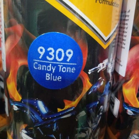 Pilok Pylok Cat DITON Premium Biru Candy Tone/Candy Tone Blue (9309)400cc Tahan Bensin.Cepat Kering.