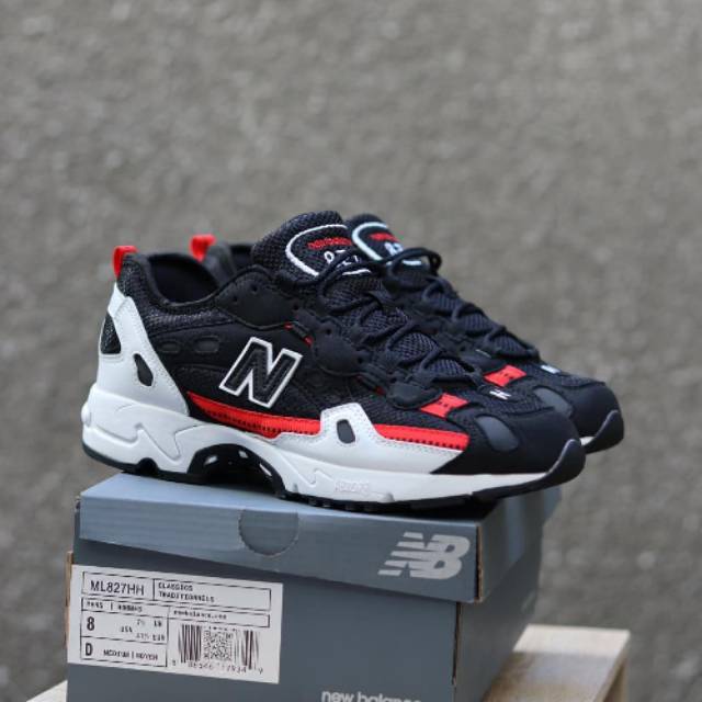 New Balance ml827 Bred White