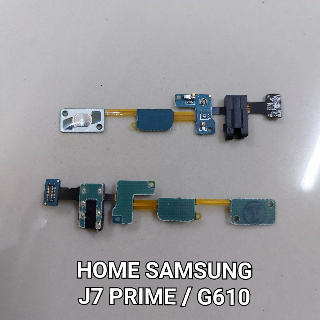 FLEKSIBEL HOME BACK SAMSUNG J7 PRIME / G610 - TOMBOL TENGAH KEMBALI