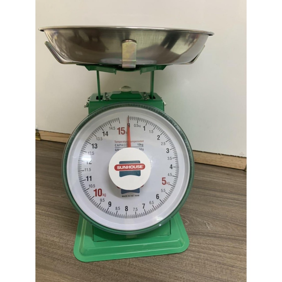 Sunhouse Timbangan Duduk Besi Pegas Jarum Jam 20 Kg Sun House Stainless Scale