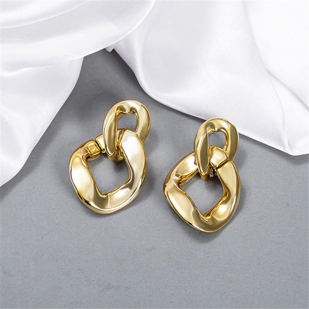 Preva Rantai Drop Earrings Perhiasan Hadiah Wanita Korea Sederhana