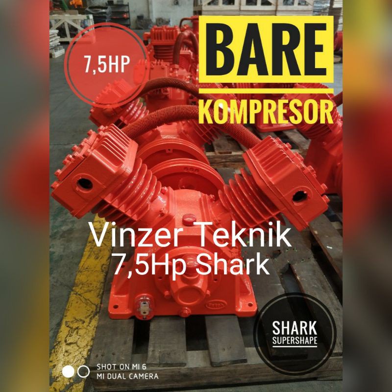 promo cuci gudang     SUPER SALE KEPALA KOMPRESSOR 7,5HP SHARK / BARE KOMPRESSOR 7,5HP SHARK