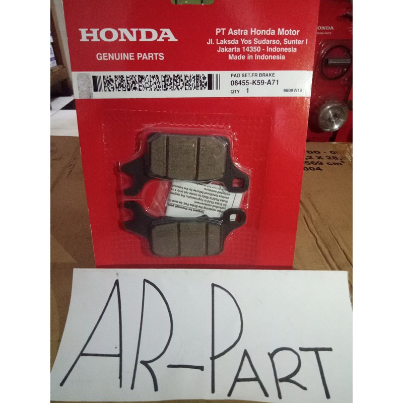 KAMPAS REM CAKRAM DEPAN VARIO 150 NEW 06455-K59-A71  ASLI ORIGINAL AHM HONDA
