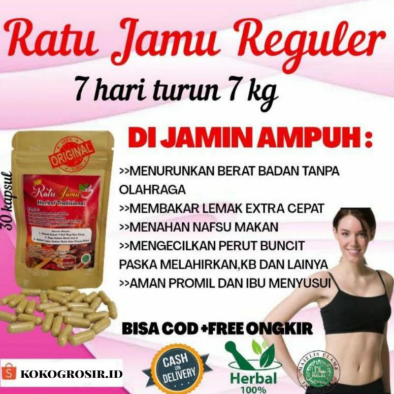 [COD] BEST SELLER RATU JAMU PELANGSING ORIGINAL REGULER