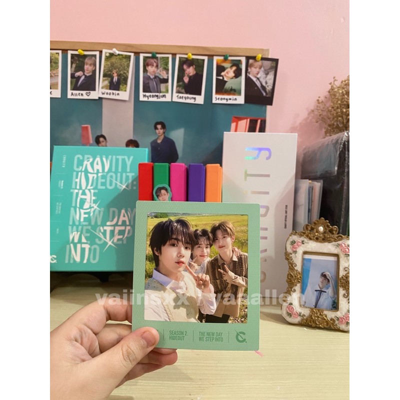 Polaroid Unit Cravity Seongmin Jungmo Woobin Album S2 / Season 2