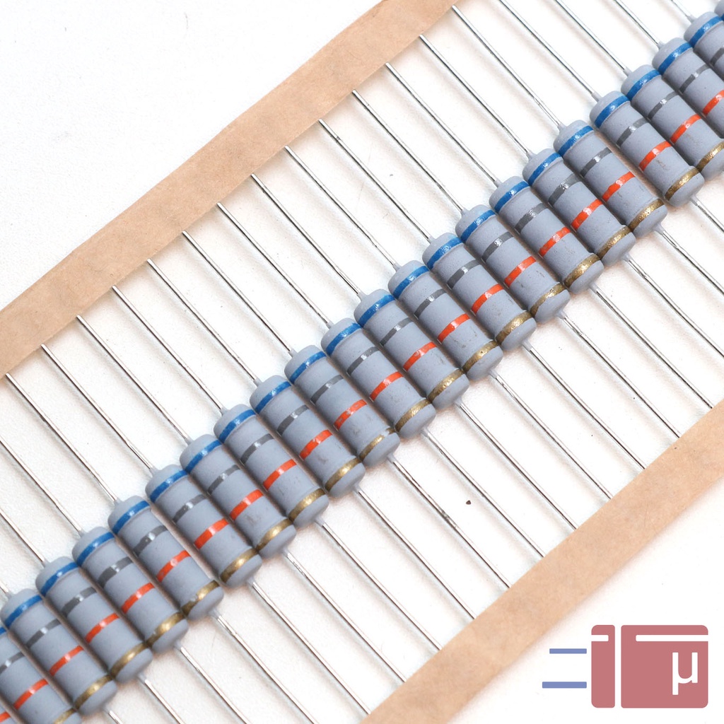 Resistor 68K 2W Metal Oxide 5% Taiwan Kaki Tembaga