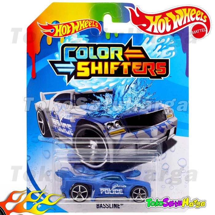 Hotwheels Hot wheels Color Shifters Bassline Original Mattel Rubah Warna