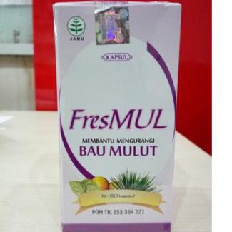 

Fresmul ( Membantu mengurangi bau mulut ) Herbal kesegaran mulut isi 60 kapsul