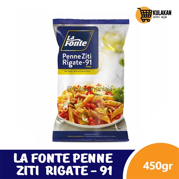 

La Fonte Penne Ziti Rigate 450gr - 91