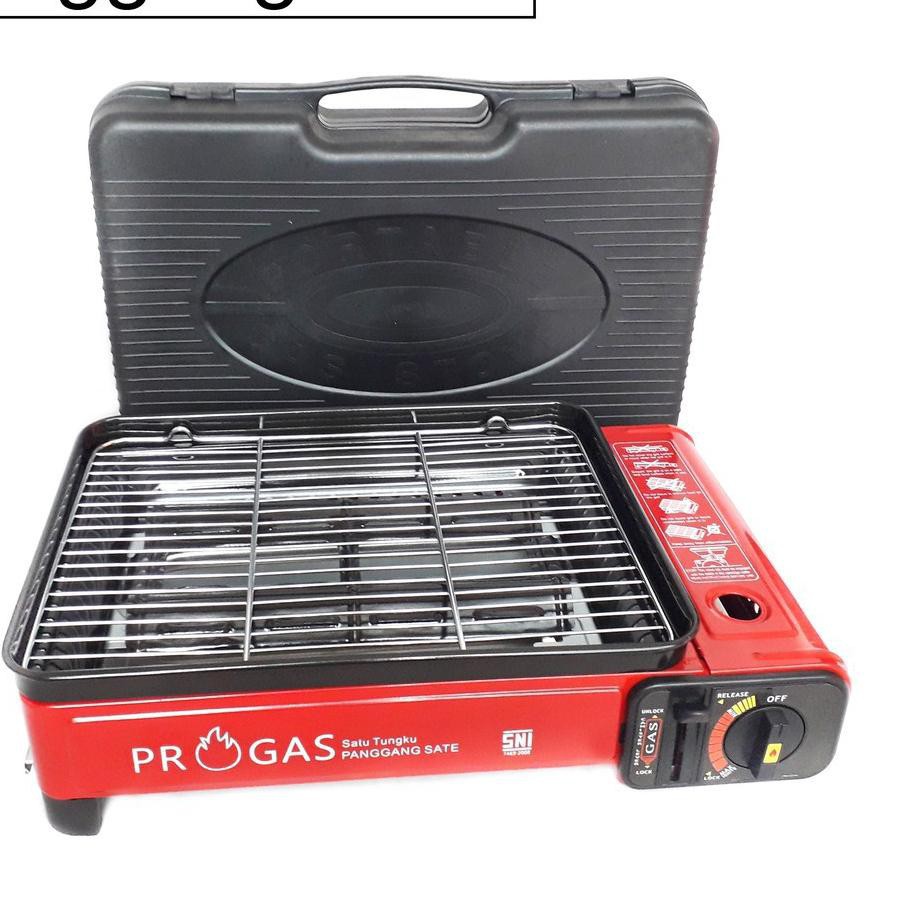 Progas Kompor Panggang Sate Barbeque Grill Portable BBq -besar original