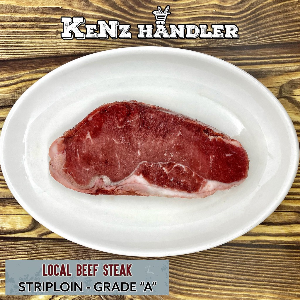 

BEEF STRIPLOIN LOCAL / Steak SAPI SIRLOIN Grade "A" 200-220GR KeNz Händler | Grab & Gojek Only