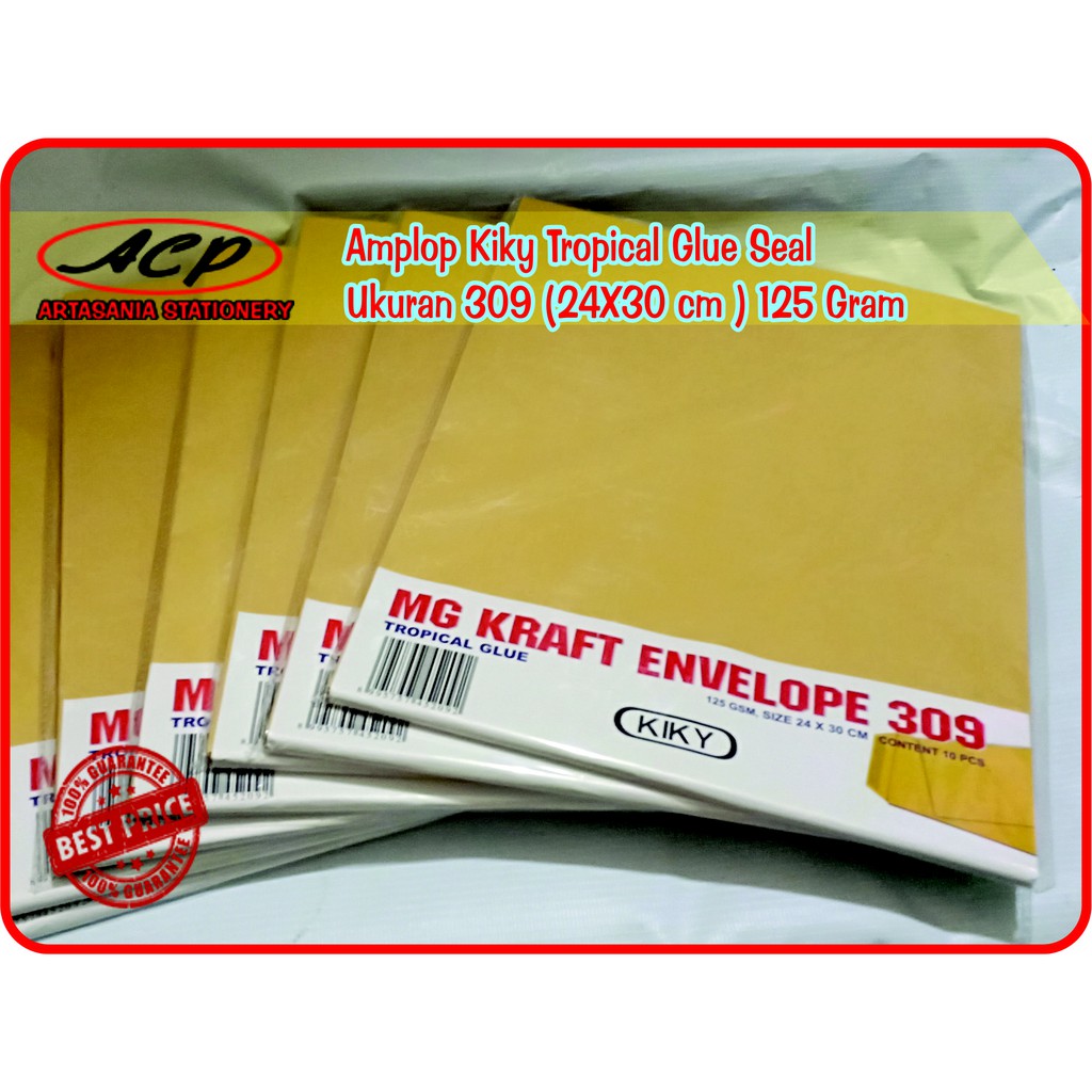 

amplop coklat kiky type 309 ukuran 24x30 cm