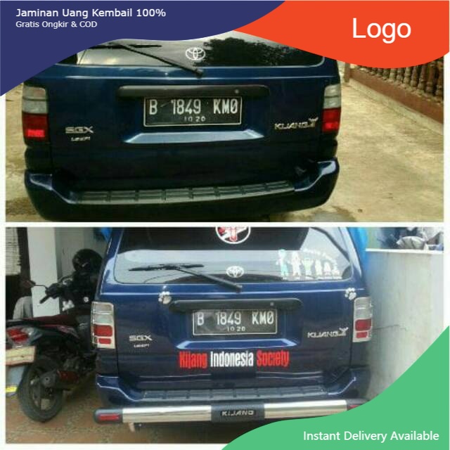 ORIGINAL PABRIK Tanduk belakang kijang bemper belakang kijang pengaman belakang kijang kotak kijang 