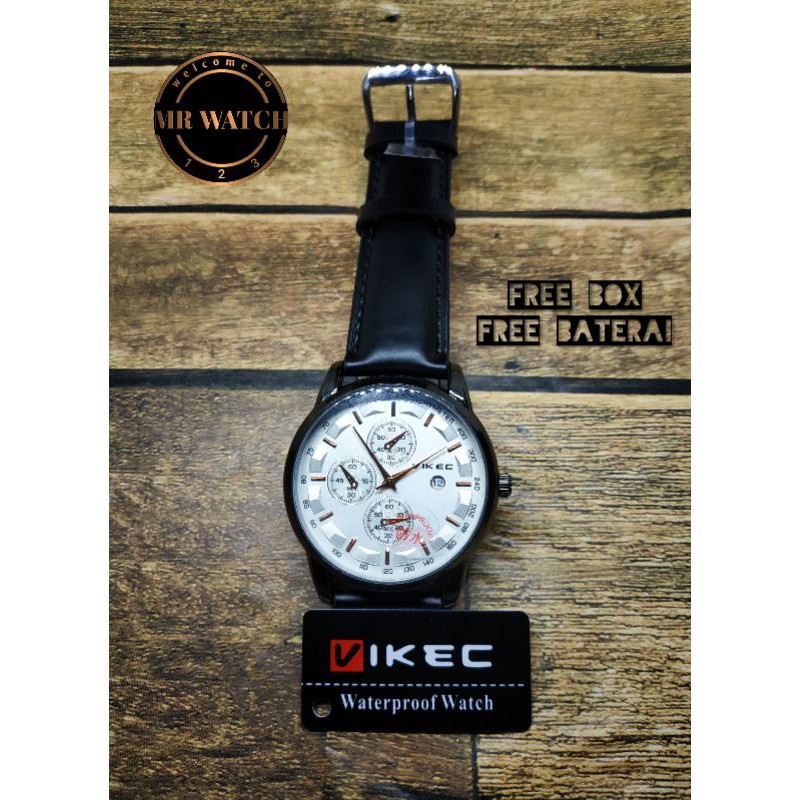 JAM TANGAN COWOK KULIT WATER RESIST VIXEC