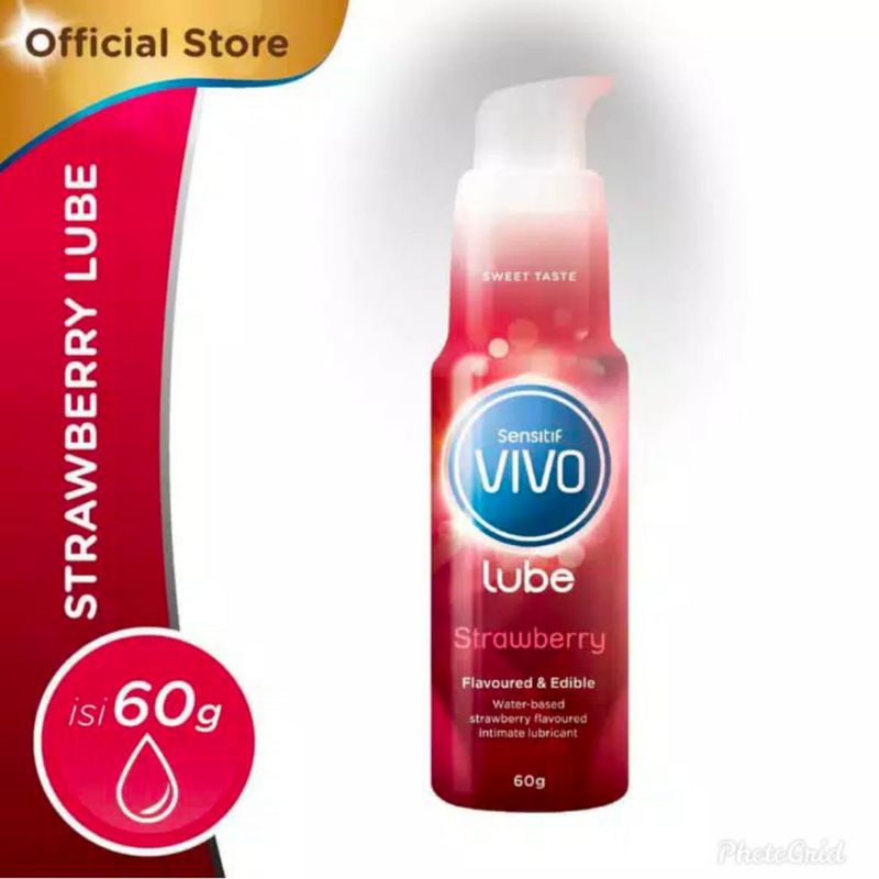 Sensitif Lubricant Strawberry H2O