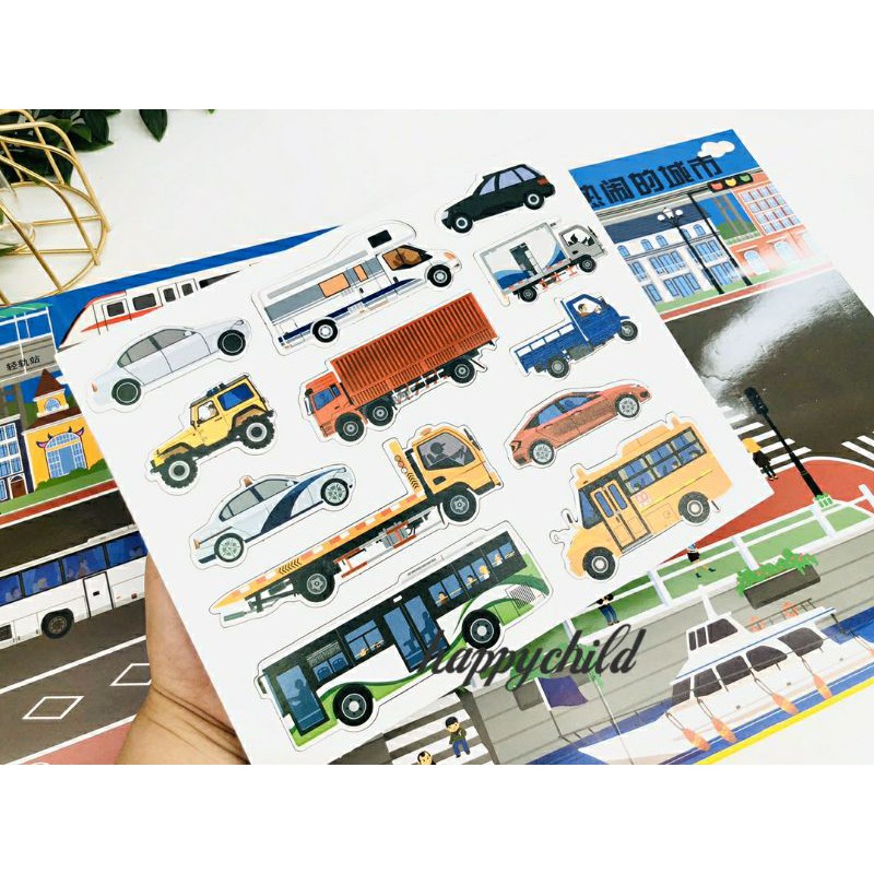 original 101 vehicles/lift the flap/mandarin/ belajar mandarin/buku impor/buku anak/happychild