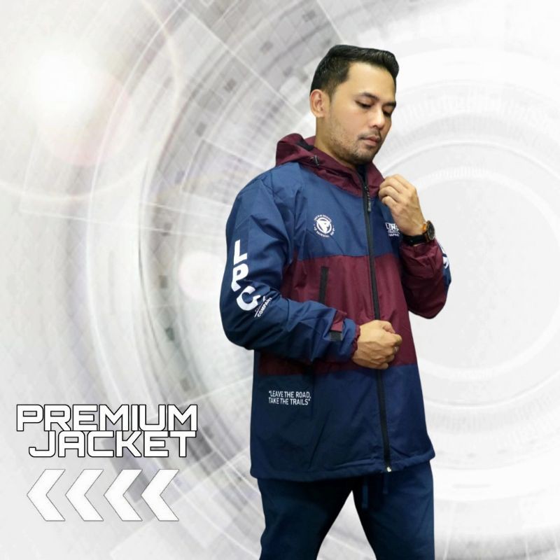 premium jaket pria bahan soft parasut