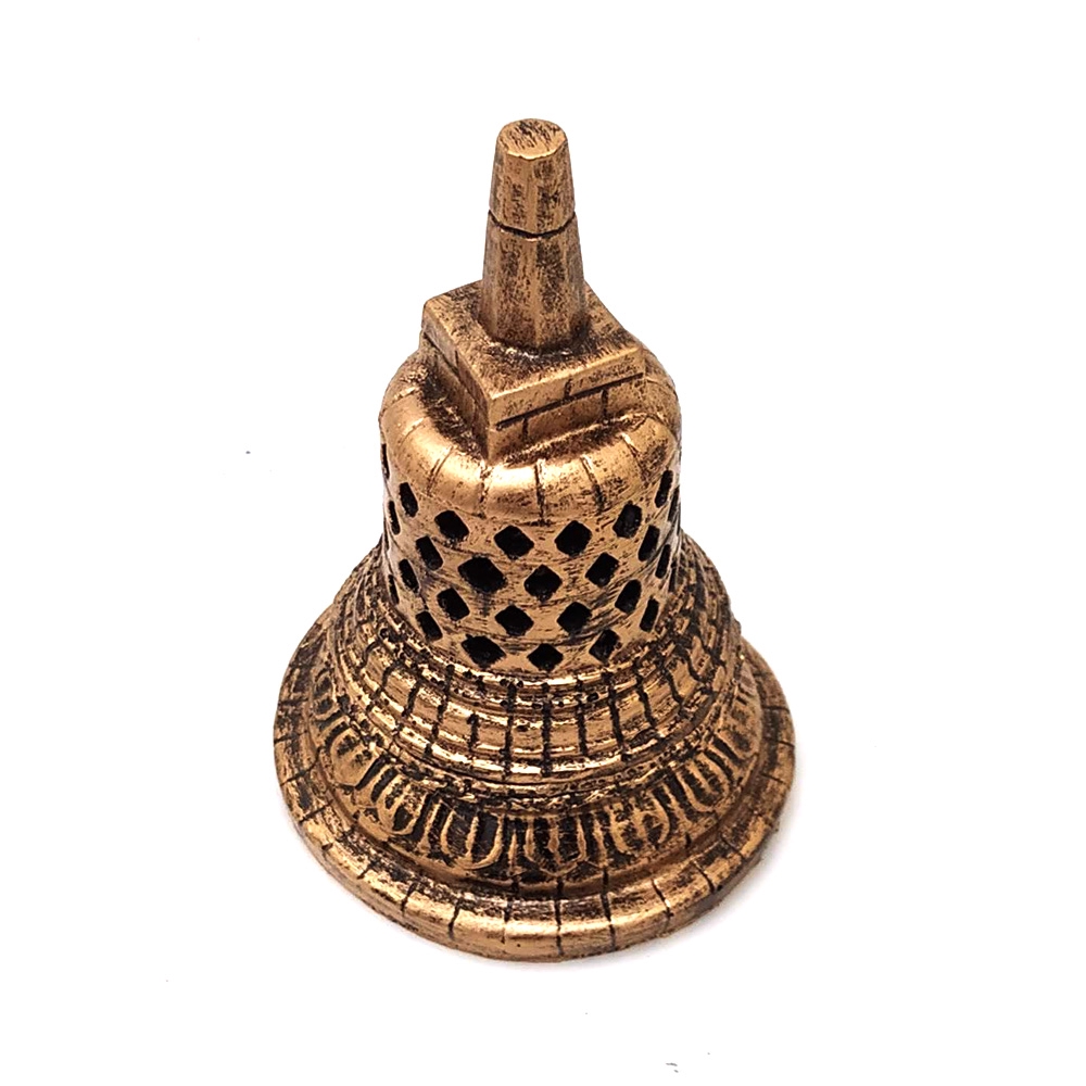 Miniatur Stupa Candi Borobudur Fiberglass 11x8x8 cm