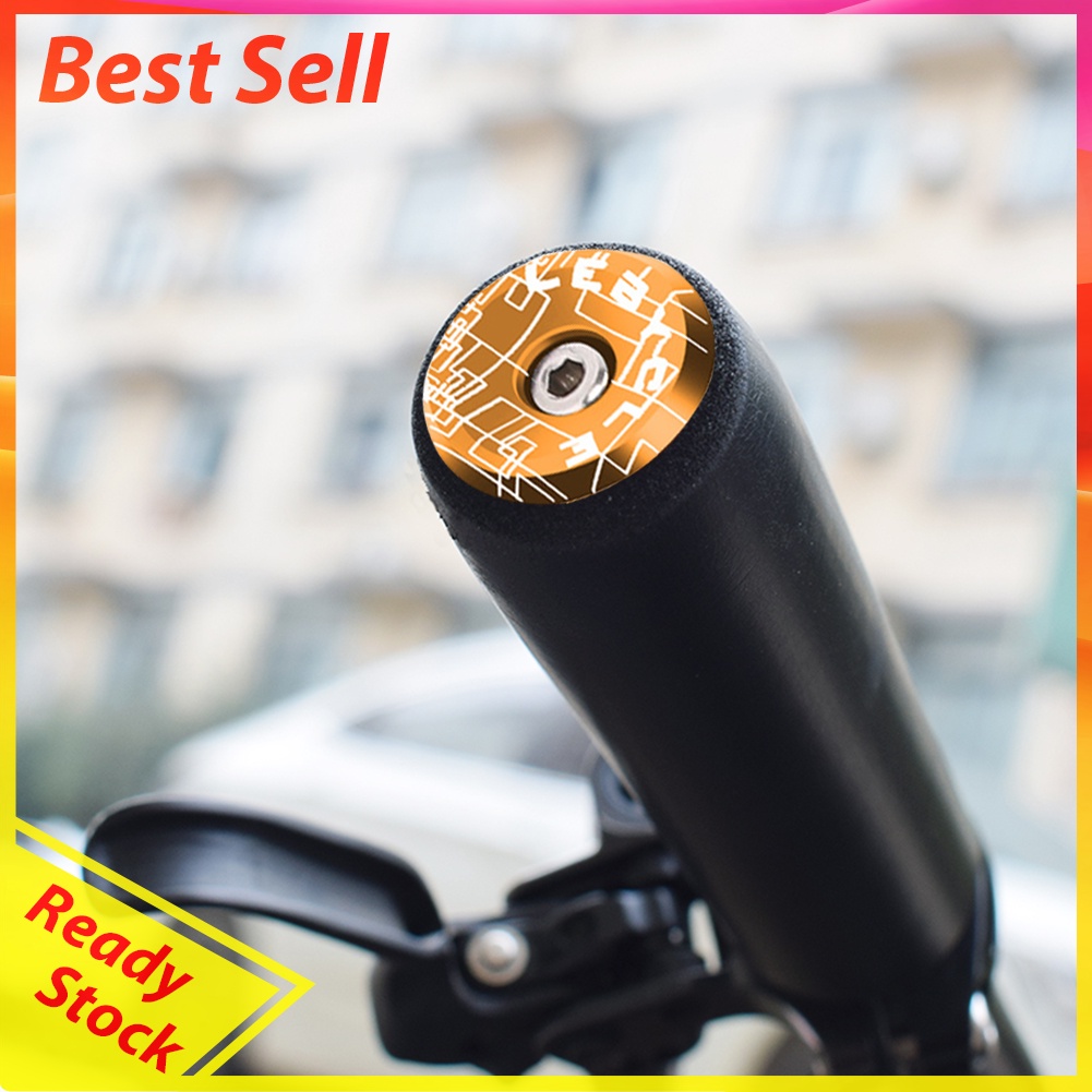 2pcs MTB Bicycle Handlebar End Plugs Aluminum Alloy Road Bike Handle Grips