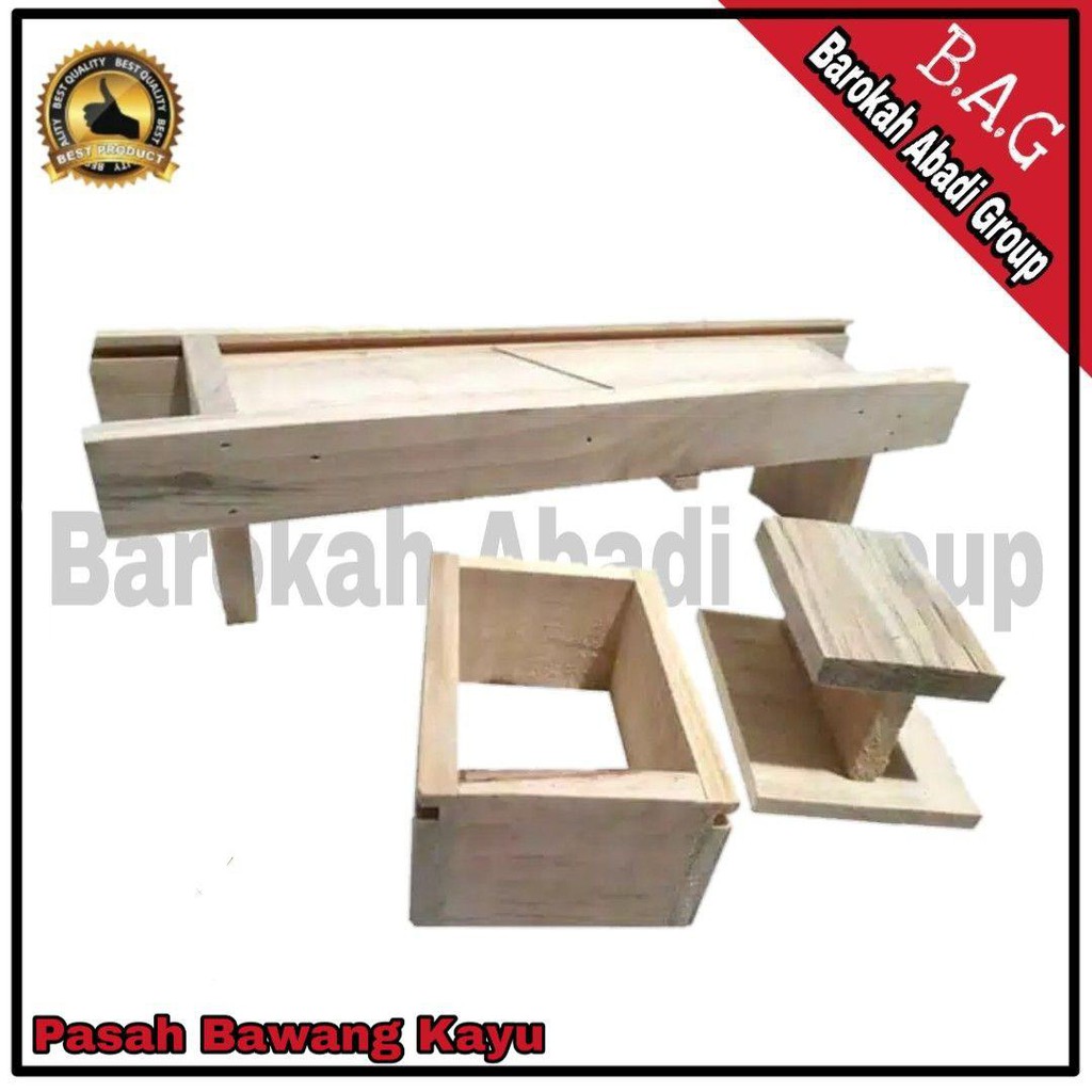 Pasah Bawang Kayu Alat Pemotong Bawang