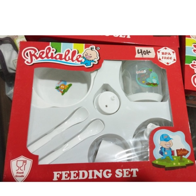 Reliable Feeding Set Mangkok Sendok &amp; Botol All In One RFS-5005