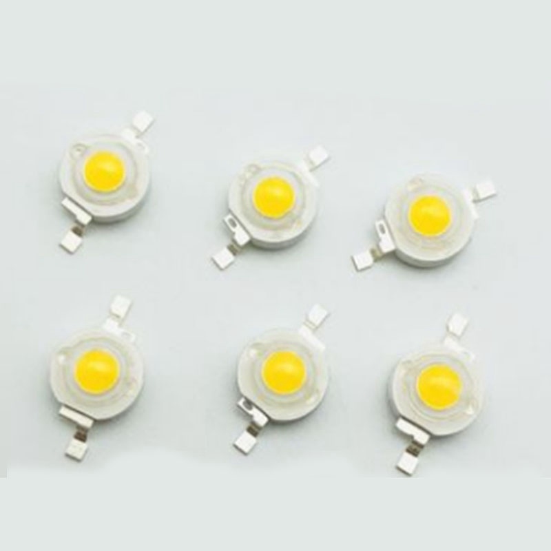 120pcs Lampu LED High Power 1w 6000K Warna Putih Untuk Komponen DIY