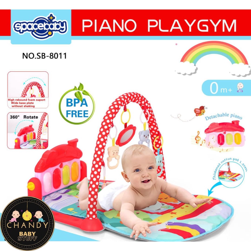 PIANO PLAYGYM MAT SB-8011 SPACEBABY ALL IN 1 MAINAN BAYI (MUSIK)