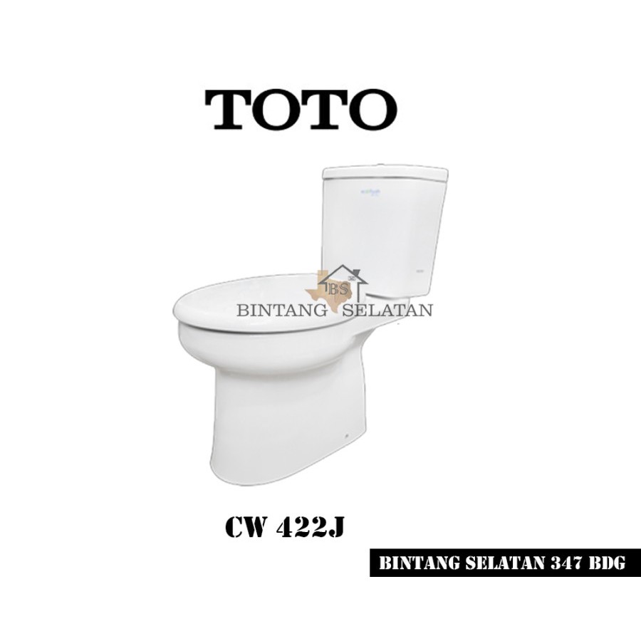 PROMO CLOSET DUDUK TOTO CW 422 J  CLOSED DUDUK TOTO CW422J DULA FLUSH