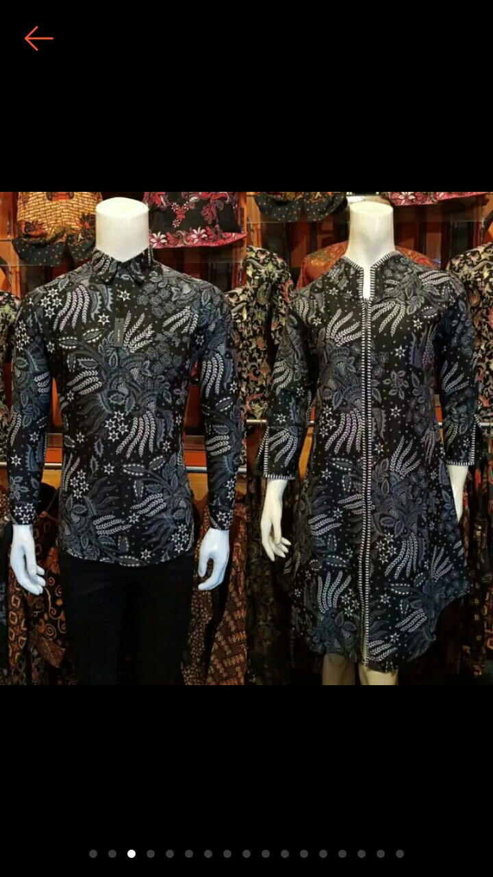 Couple Batik Tunik Dan Kemeja