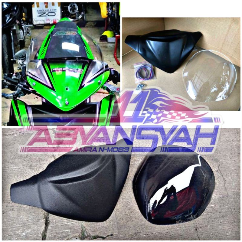 VISOR BATOK  BALAP MX KING ROAD RACE. BATOK BUTA+VISOR MX KING 1SET